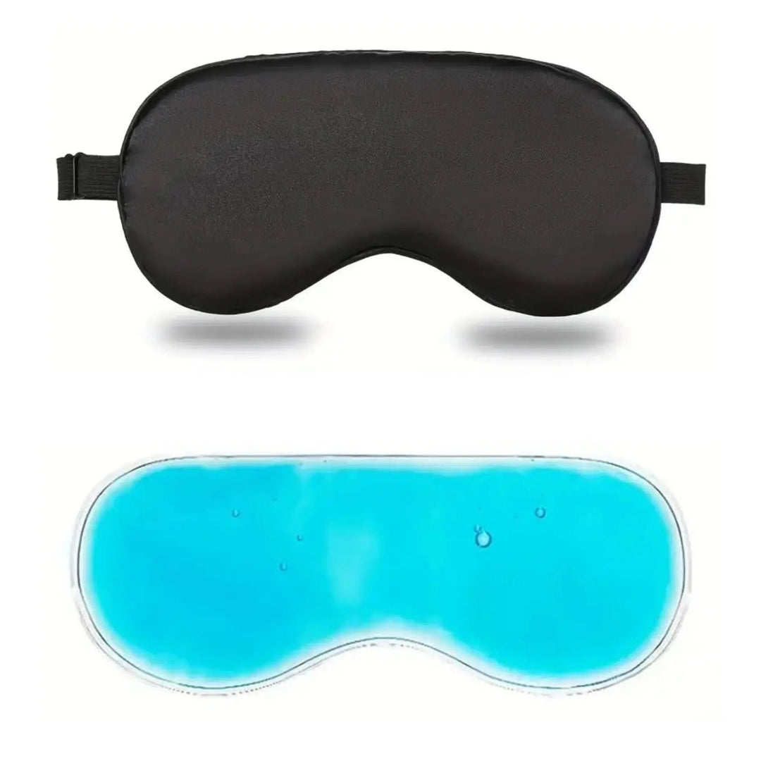 Cooling Hydrogel Sleep Mask with 3D Contoured Eye Design | Cooling Gel Eye Mask for Darkness | Sleep Masks