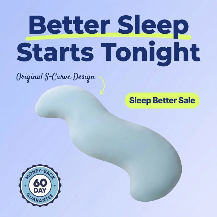 Pea Pod Memory Foam Body Pillow for Side Sleepers | Pea Pod Support for Side Sleepers | Body Pillows