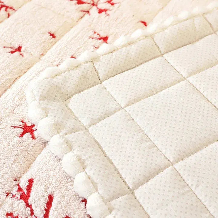 Thickened Snowflake Stretch Sofa Slipcover for Christmas | Festive Refresh for Your Sofa | Sofa Covers