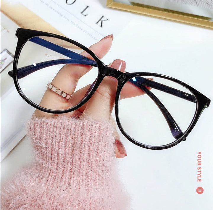 Anti-Glare Blue Light Blocking Glasses with UV Coating, Ultra-Light Frame | Clear-View Screen Glasses, Only 22.7 g | Blue Light Glasses