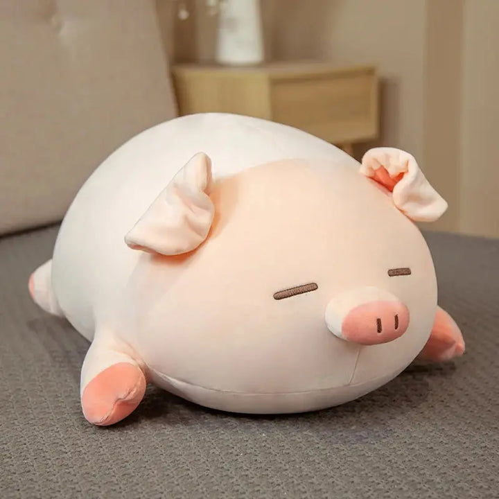 Squishy Lying Pig Plush Pillow, Soft Stuffed Toy for Kids | Squishy Piggy for Cuddle Time | Plush Toys