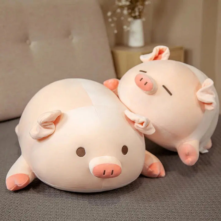 Squishy Lying Pig Plush Pillow, Soft Stuffed Toy for Kids | Squishy Piggy for Cuddle Time | Plush Toys