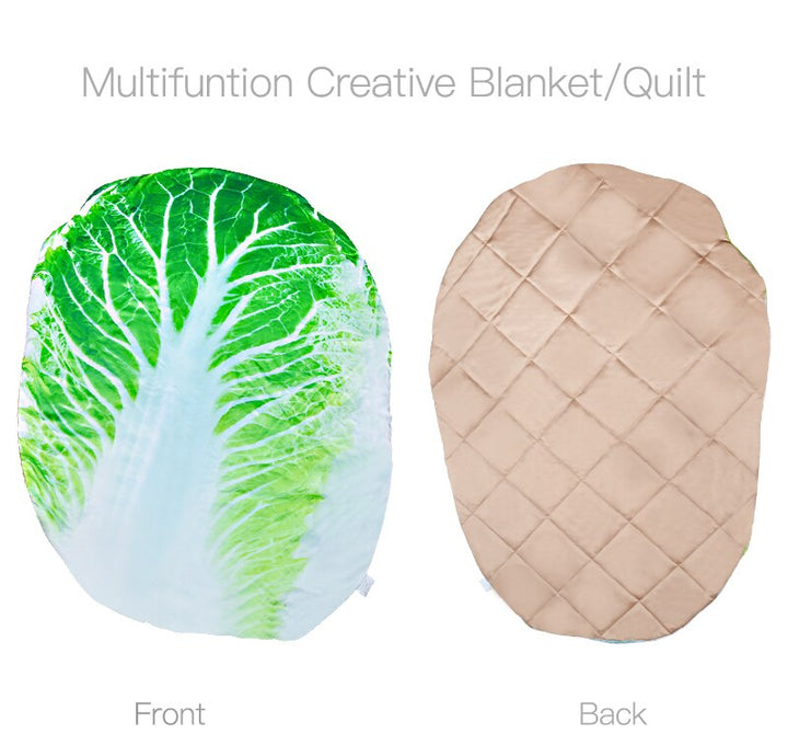 Fun Printed Novelty Throw Blanket in Egg Ivory and Burrito Shapes | Playful Novelty Comfort at Home | Throw Blankets