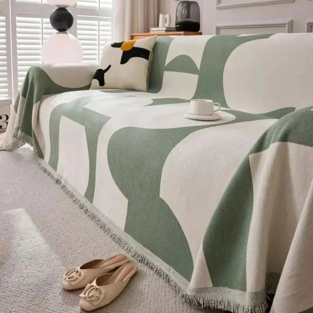Soft Chenille Plaid Throw Blanket and Couch Cover in Three Sizes | Plaid Chenille, Throw or Couch Cover | Throw Blankets