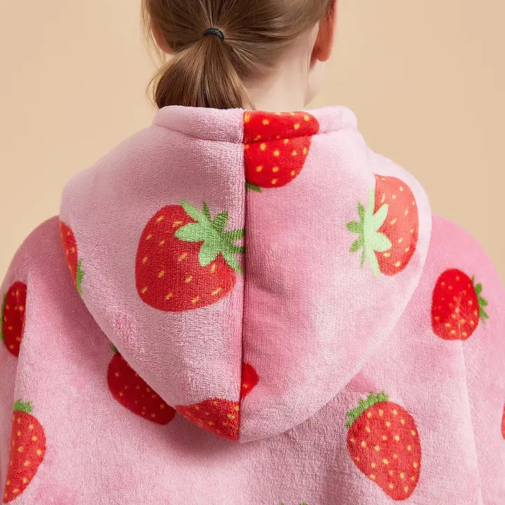 Oversized Wearable Blanket Hoodie with Sleeves and Hood for Winter | Winter-Ready Hoodie Blanket | Hooded Blankets