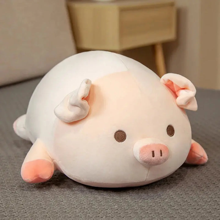 Squishy Lying Pig Plush Pillow, Soft Stuffed Toy for Kids | Squishy Piggy for Cuddle Time | Plush Toys