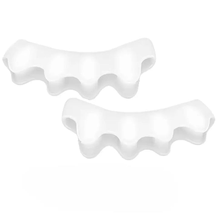 Soft Flexible Silicone Toe Spacer Set for Daily Comfort in Four Colours | Gentle Toe Separation | Foot Supports