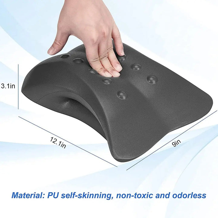 Ergonomic Back Stretching Cushion with Adjustable Arch Levels | Adjustable Arch Cushion for Stretch Routines | Stretching Cushions