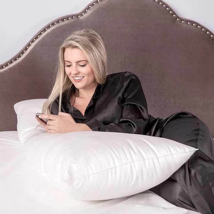 Breathable Body Pillow for Full-Body Comfort in Three Sizes | Full-Length Side Sleeper Support | Body Pillows