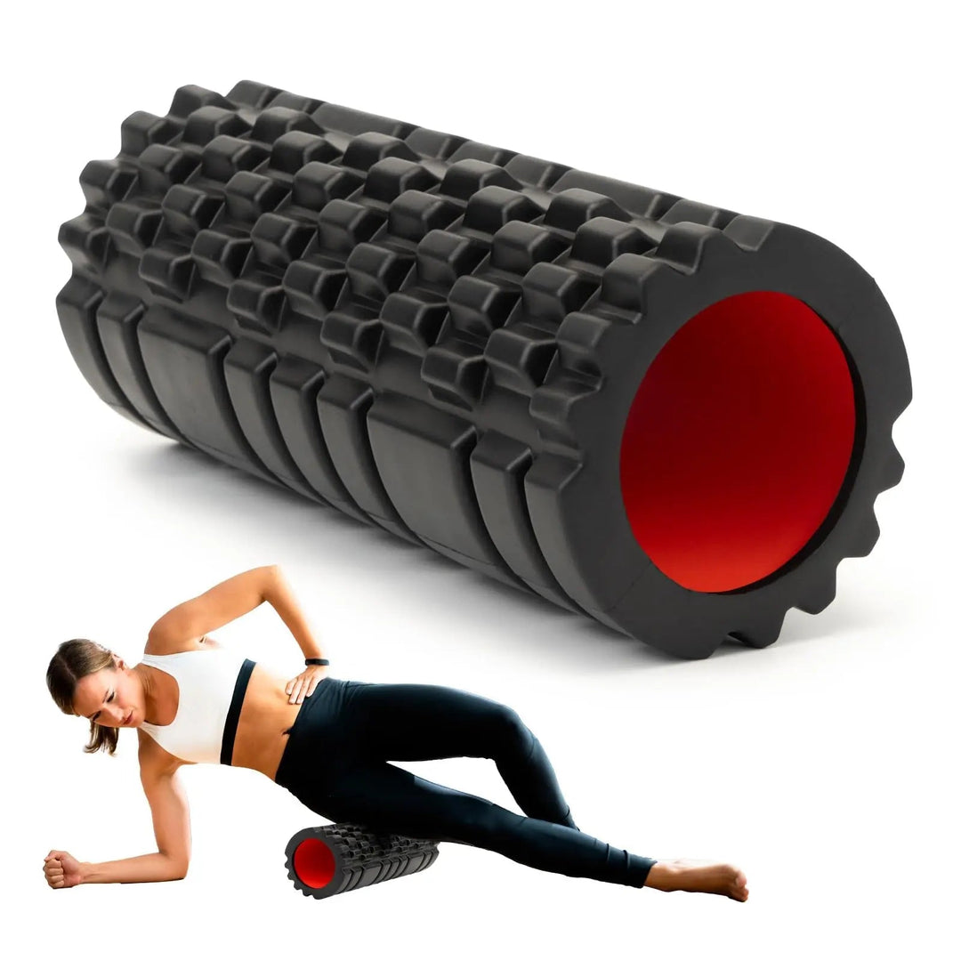 High Density EVA Foam Roller, 30x10cm, for Fitness, Yoga and Pilates | Firm Compact Recovery Roller | Foam Rollers