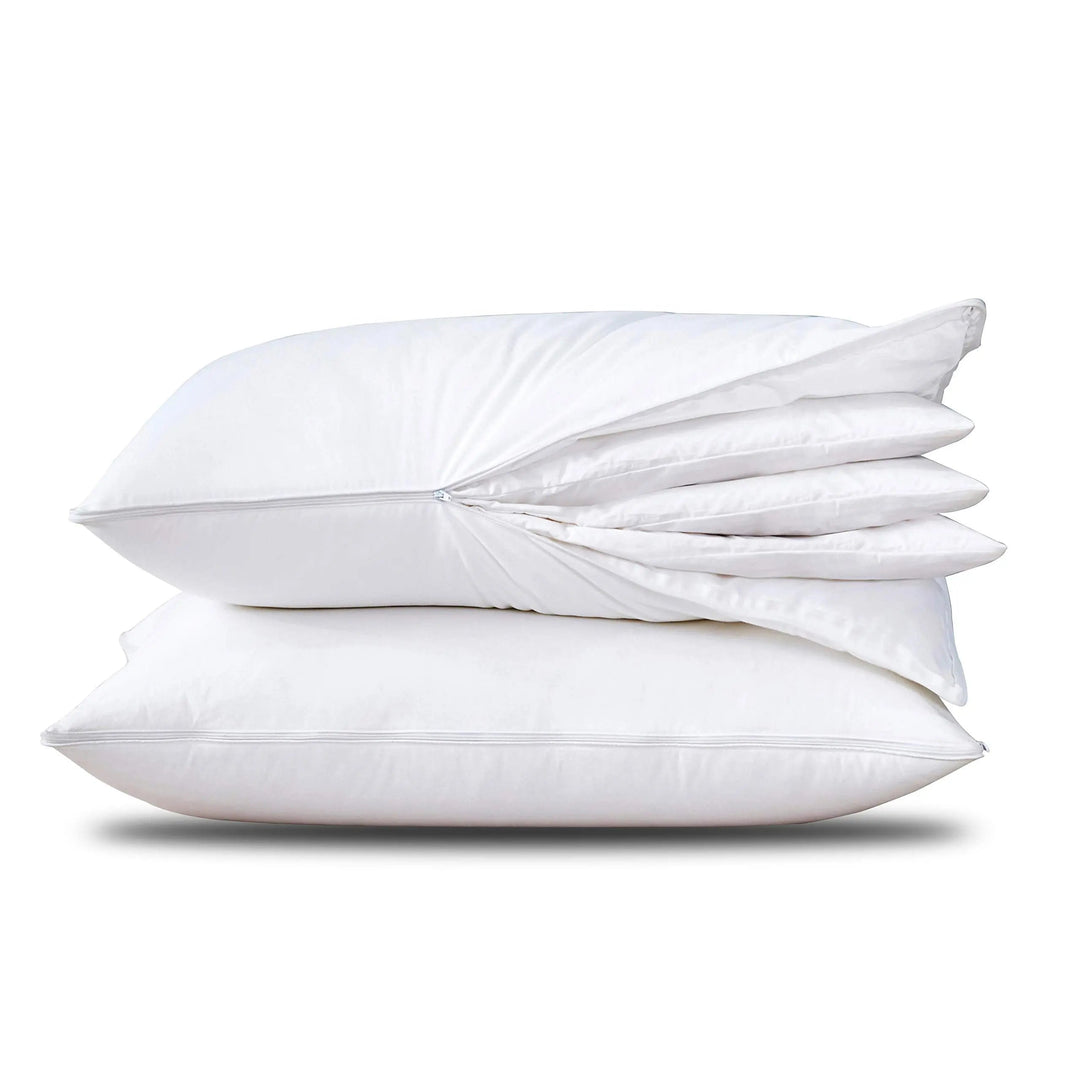 Adjustable Layer Cooling Queen Pillow, 19 x 29 in | Tune Height and Firmness | Bed Pillows