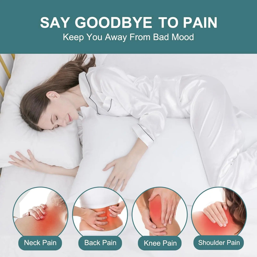 Breathable Body Pillow for Full-Body Comfort in Three Sizes | Full-Length Side Sleeper Support | Body Pillows