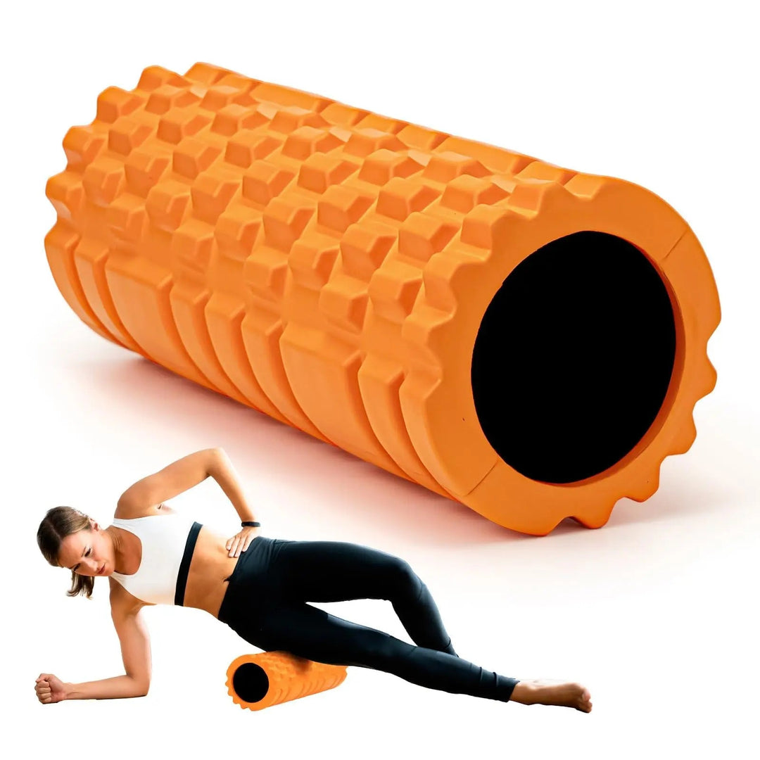 High Density EVA Foam Roller, 30x10cm, for Fitness, Yoga and Pilates | Firm Compact Recovery Roller | Foam Rollers