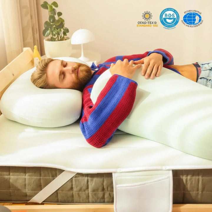 Ice Silk Memory Cotton Cooling Pillow for Hot Sleepers | Cool-Feel Comfort for Warm Nights | Bed Pillows