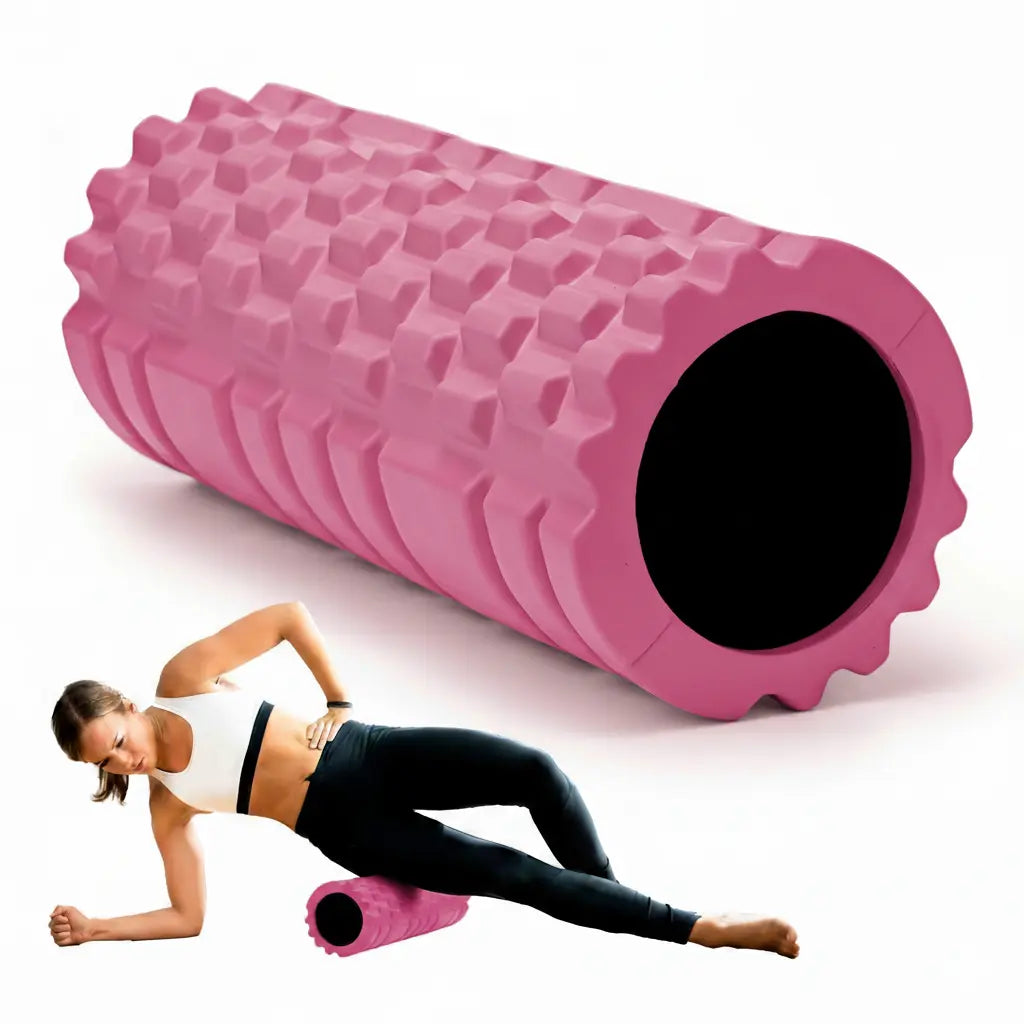 High Density EVA Foam Roller, 30x10cm, for Fitness, Yoga and Pilates | Firm Compact Recovery Roller | Foam Rollers