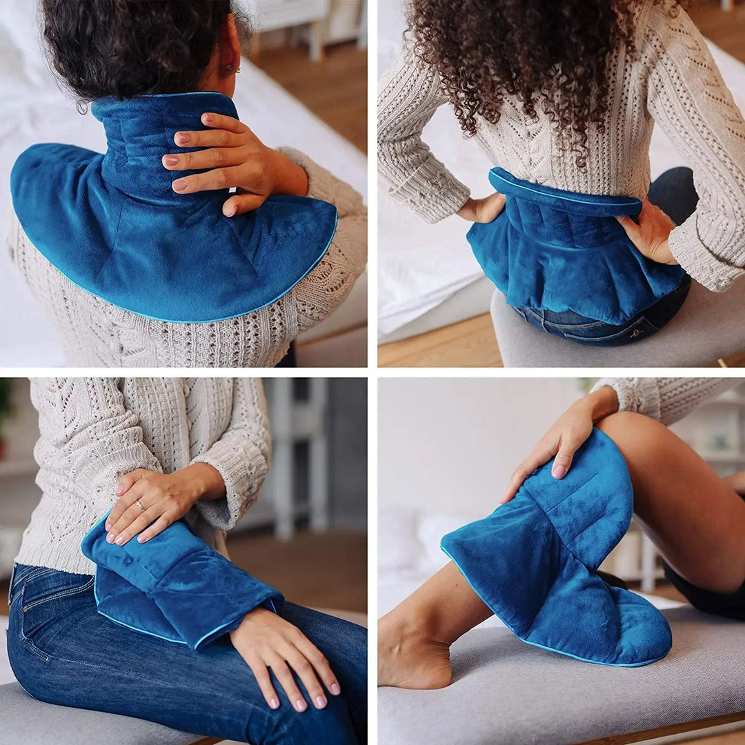 Microwavable Neck Heating Pad for Desk Days in Three Colours | Cordless Warmth for Neck and Shoulders | Heating Pads