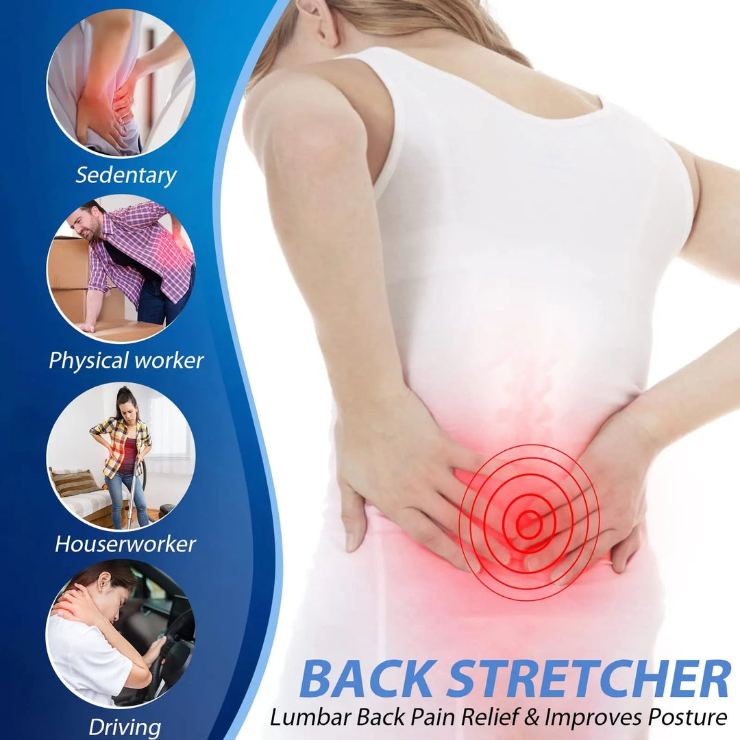 Adjustable Back Stretcher Board with 3 Arch Levels and Foam Strip | Gentle Arch for Daily Stretching | Back Stretchers