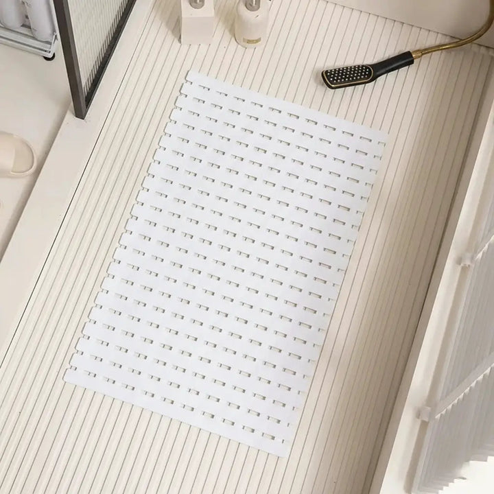 Non Slip Bathtub Mat with Suction Cups and Drain Holes, 40x63cm, BPA Free | Grippy Mat for Slick Showers | Bath Mats