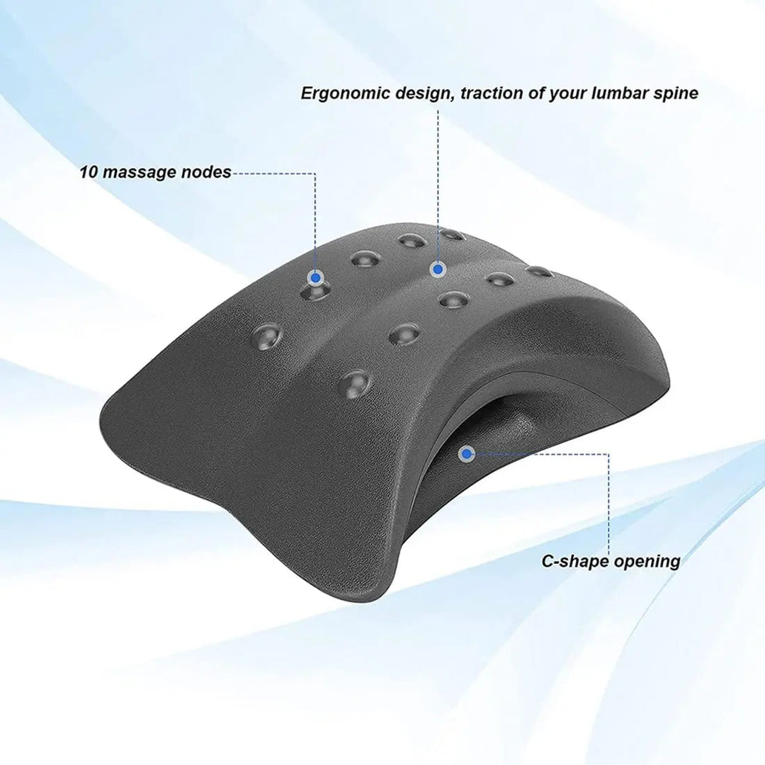Ergonomic Back Stretching Cushion with Adjustable Arch Levels | Adjustable Arch Cushion for Stretch Routines | Stretching Cushions