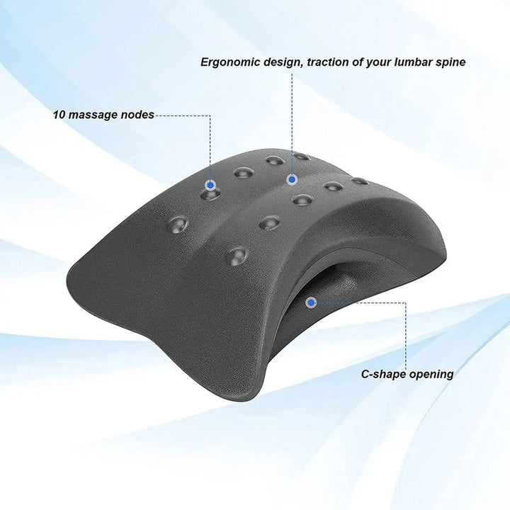 Ergonomic Back Stretching Cushion with Adjustable Arch Levels | Adjustable Arch Cushion for Stretch Routines | Stretching Cushions