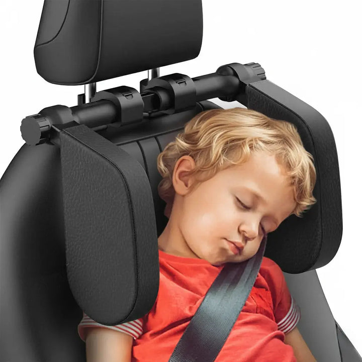 Adjustable U-Shaped Car Seat Travel Pillow with Rotating Side Supports | Side Support for Passengers | Travel Pillows