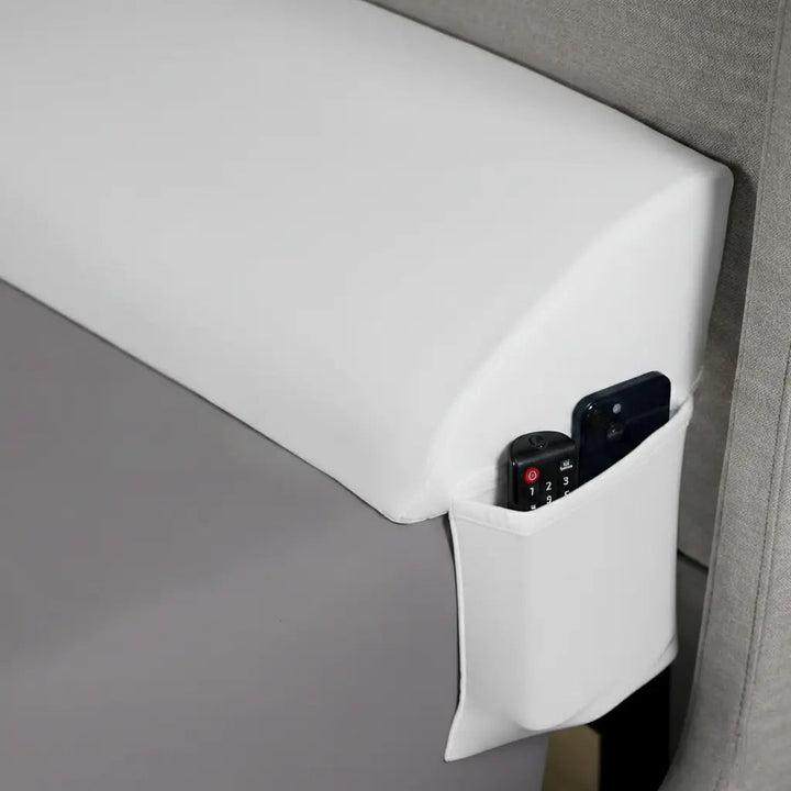 Bed Wedge Gap Filler Pillow with Silicone Grip and Pockets | Close the Bed Gap | Wedge Pillows