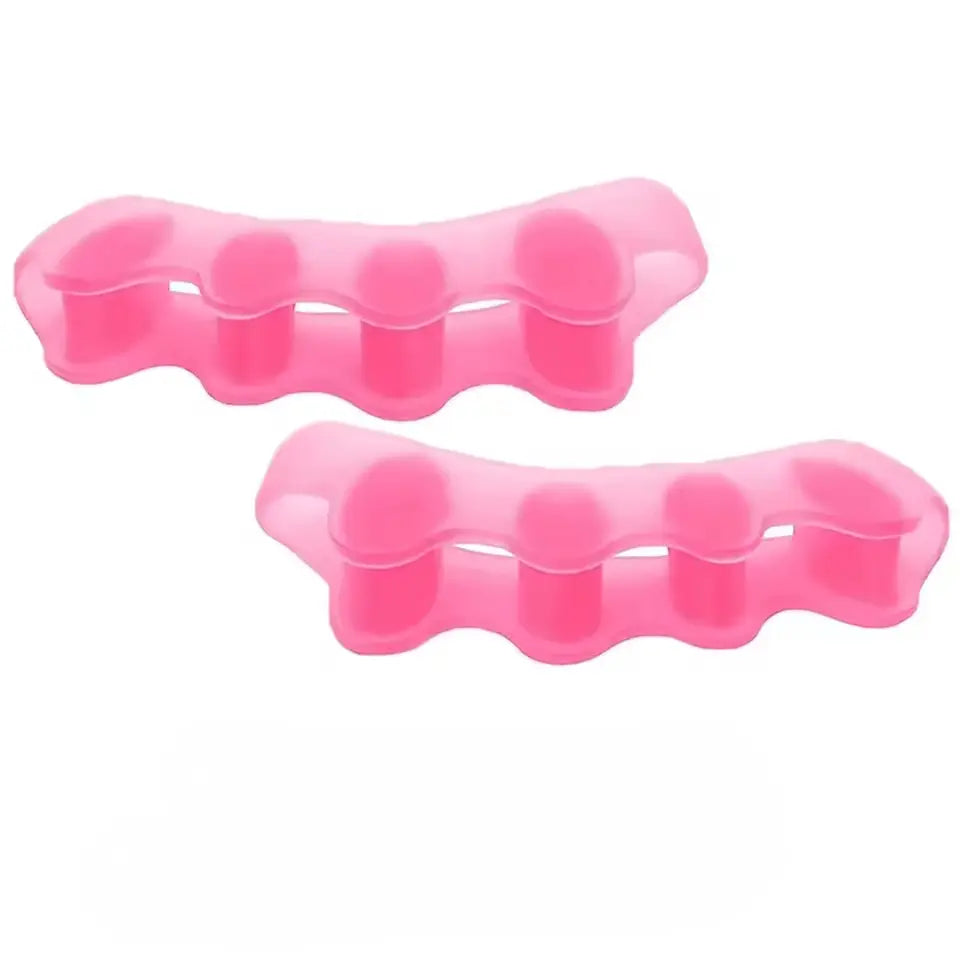 Soft Flexible Silicone Toe Spacer Set for Daily Comfort in Four Colours | Gentle Toe Separation | Foot Supports