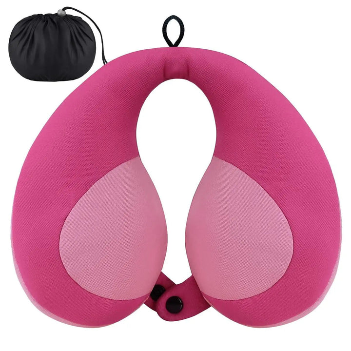 Kids Chin Support Travel Neck Pillow, Plush U-Shaped | Heads Up on Family Trips | Travel Pillows