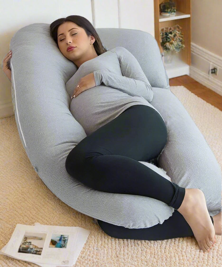 U-Shaped Full Body Pillow for Side Sleepers and Pregnancy with Washable Cover | Wrap-Around Body Pillow Support | Body Pillows