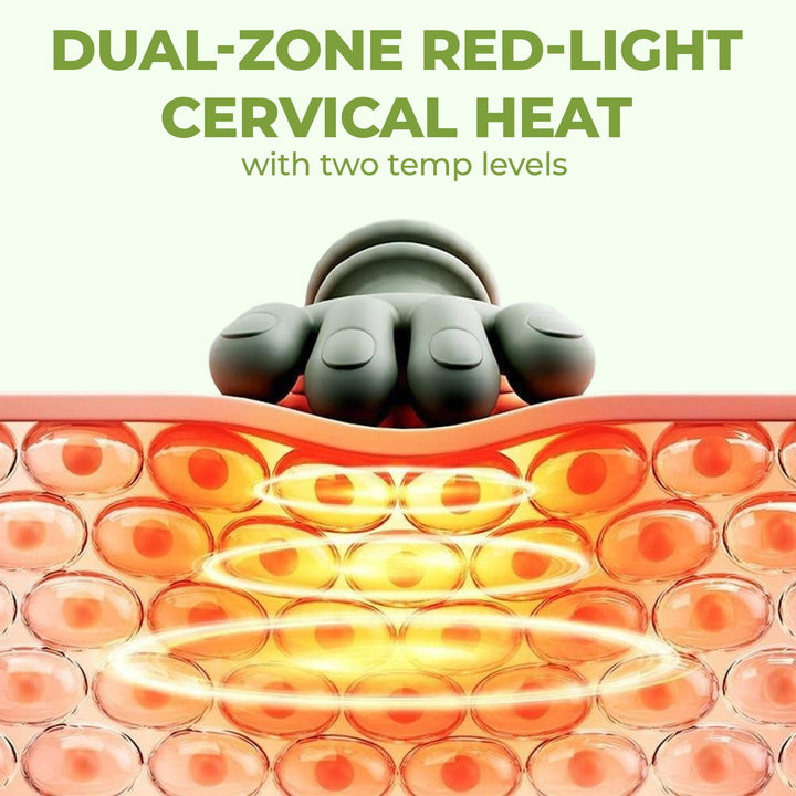 Cordless Heated Neck Massager with 4D Kneading for Neck and Shoulder Relaxation | Hands-Free Kneading With Heat | Massagers
