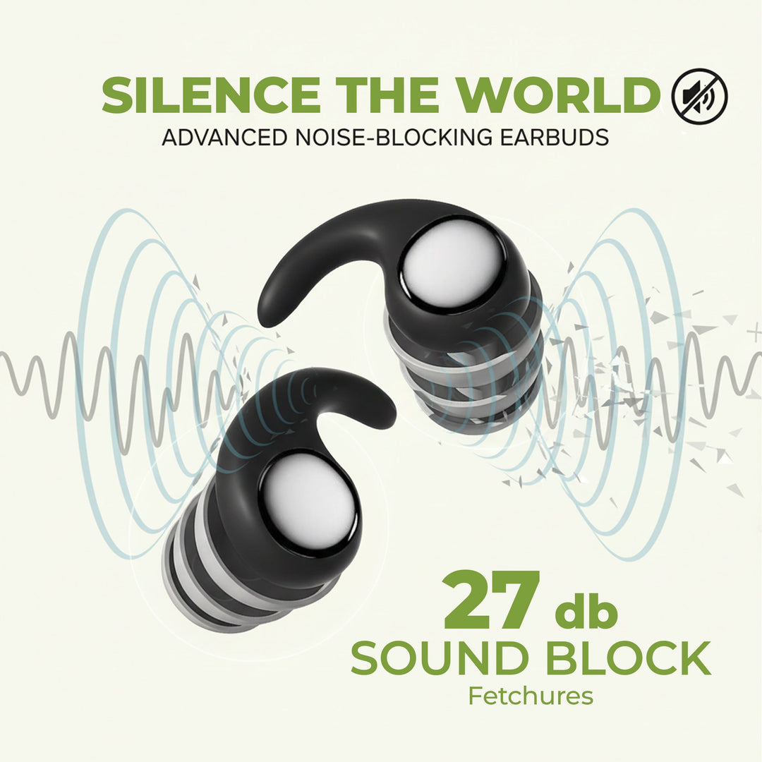 Noise Cancelling Snoring Earplugs in Three Colours | Quiet Sleep Near a Snorer | Sleep Earplugs