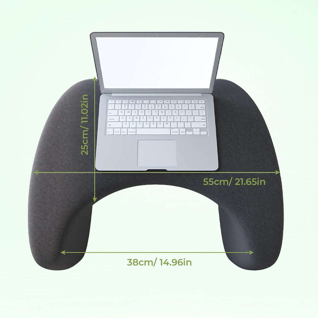 Reading and Lap Desk Backrest Pillow for Bed, Sofa and Gaming | Comfy Backrest Doubling as Lap Desk | Wedge Pillows