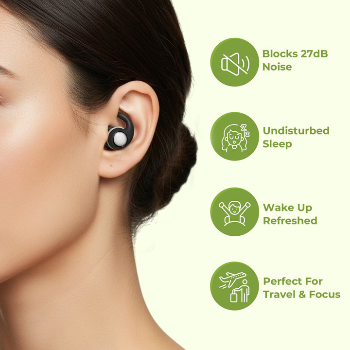 Noise Cancelling Snoring Earplugs in Three Colours | Quiet Sleep Near a Snorer | Sleep Earplugs