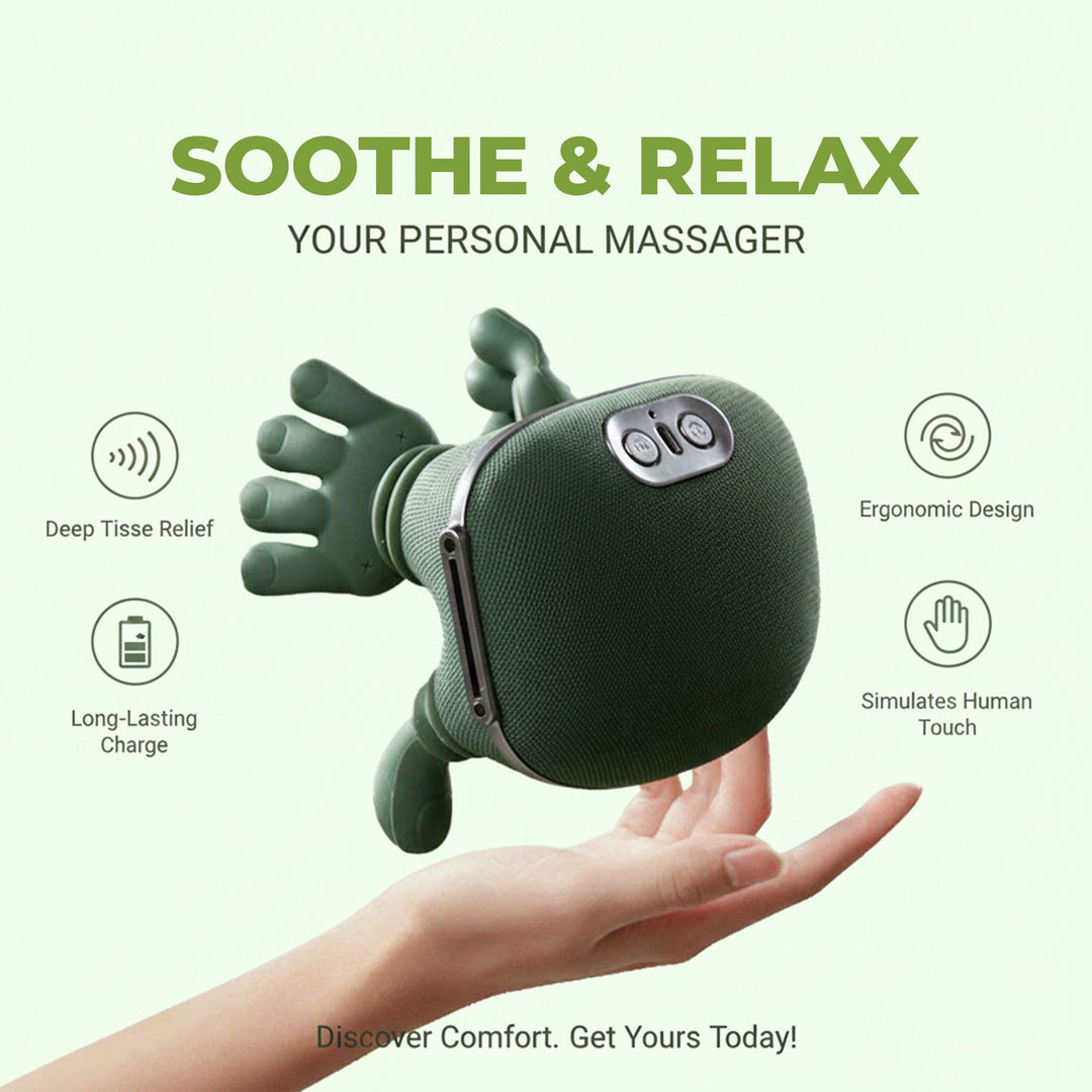 Cordless Heated Neck Massager with 4D Kneading for Neck and Shoulder Relaxation | Hands-Free Kneading With Heat | Massagers