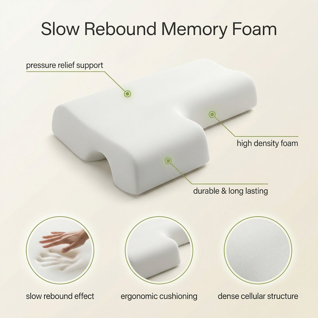 Shoulder Pillow with Arm Pocket and Gel-Infused Memory Foam | Side Sleeping Comfort for Your Arm | Bed Pillows