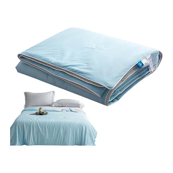Cooling Summer Duvet in 150x200 cm and 200x230 cm, Machine Washable | Cool Layer for Hot Summer Beds | Cooling Blankets