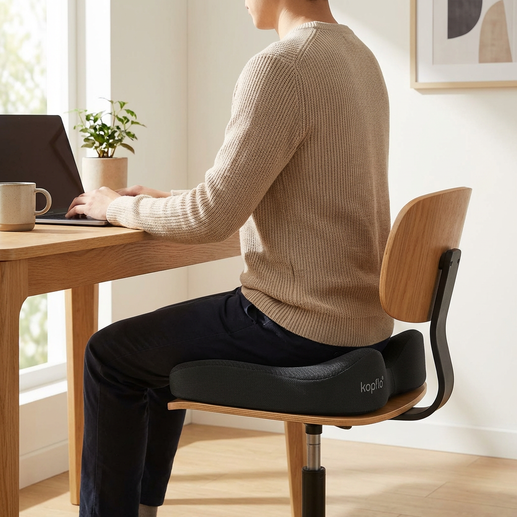 U-Shaped Cutout Seat Cushion for Tailbone Comfort at Work and Driving | U-Shaped Cutout for Tailbone Relief | Seat Cushions