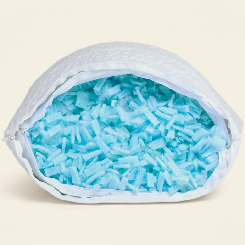 Adjustable Fill Pillow You Can Customise to Your Preferred Height | Add or Remove Fill for Your Height | Bed Pillows