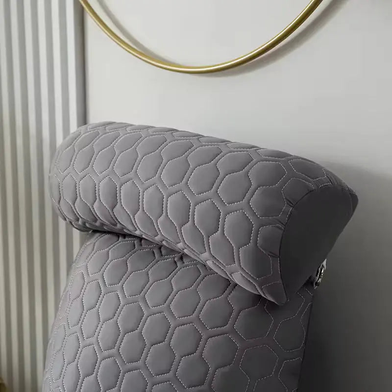 Silk-Blend Reading Pillow with Side Pockets and Washable Cover | Backrest Pillow With Pockets | Reading Pillows