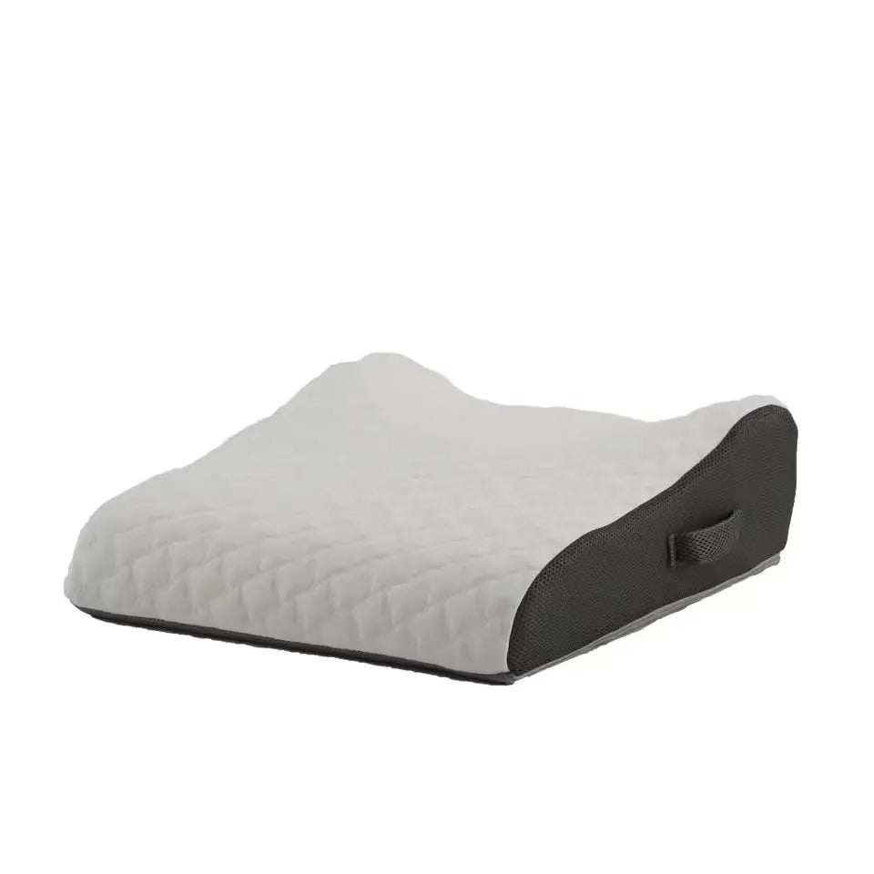 Memory Foam Leg Elevation Pillow with Cooling Cover and Handles | Contoured Leg Rest | Leg Pillows