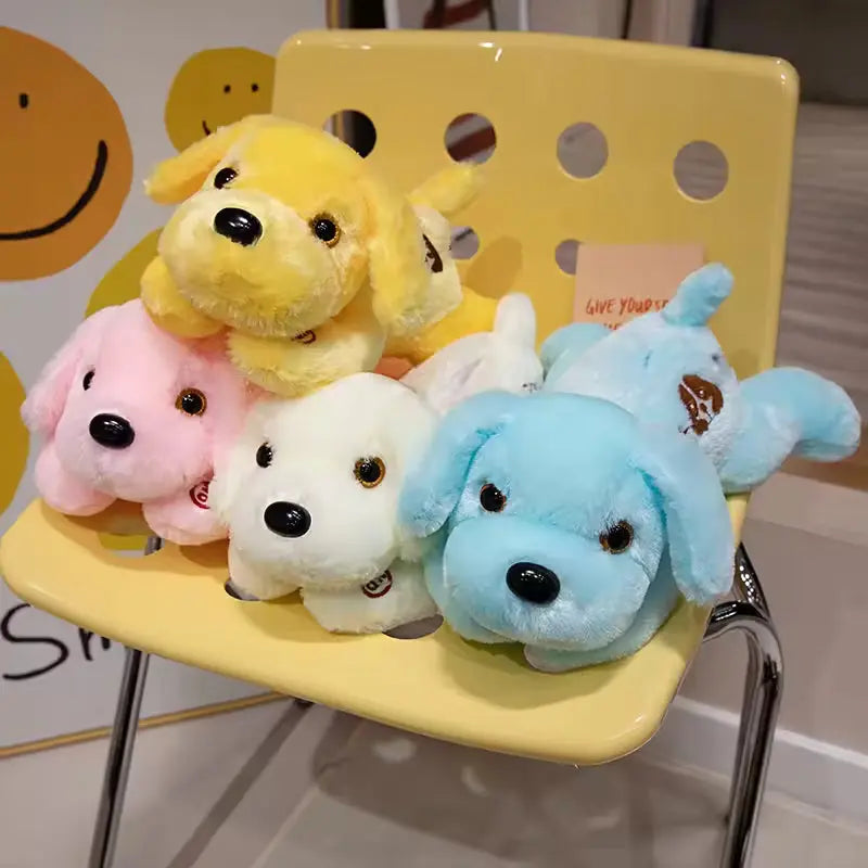 Luminous Dog Plush Pillow with Multicolour LED Glow, 13in or 20in | Light-Up Puppy Plush | Plush Pillows