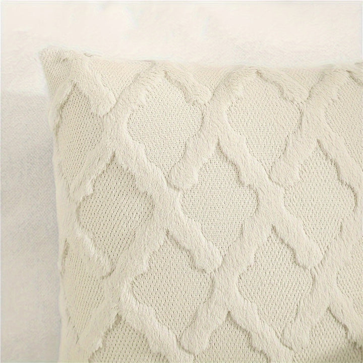 Boho Velvet Cushion Cover with Geometric Pattern in Six Colours | Velvet Cushion Cover With Boho Geometry | Cushion Covers