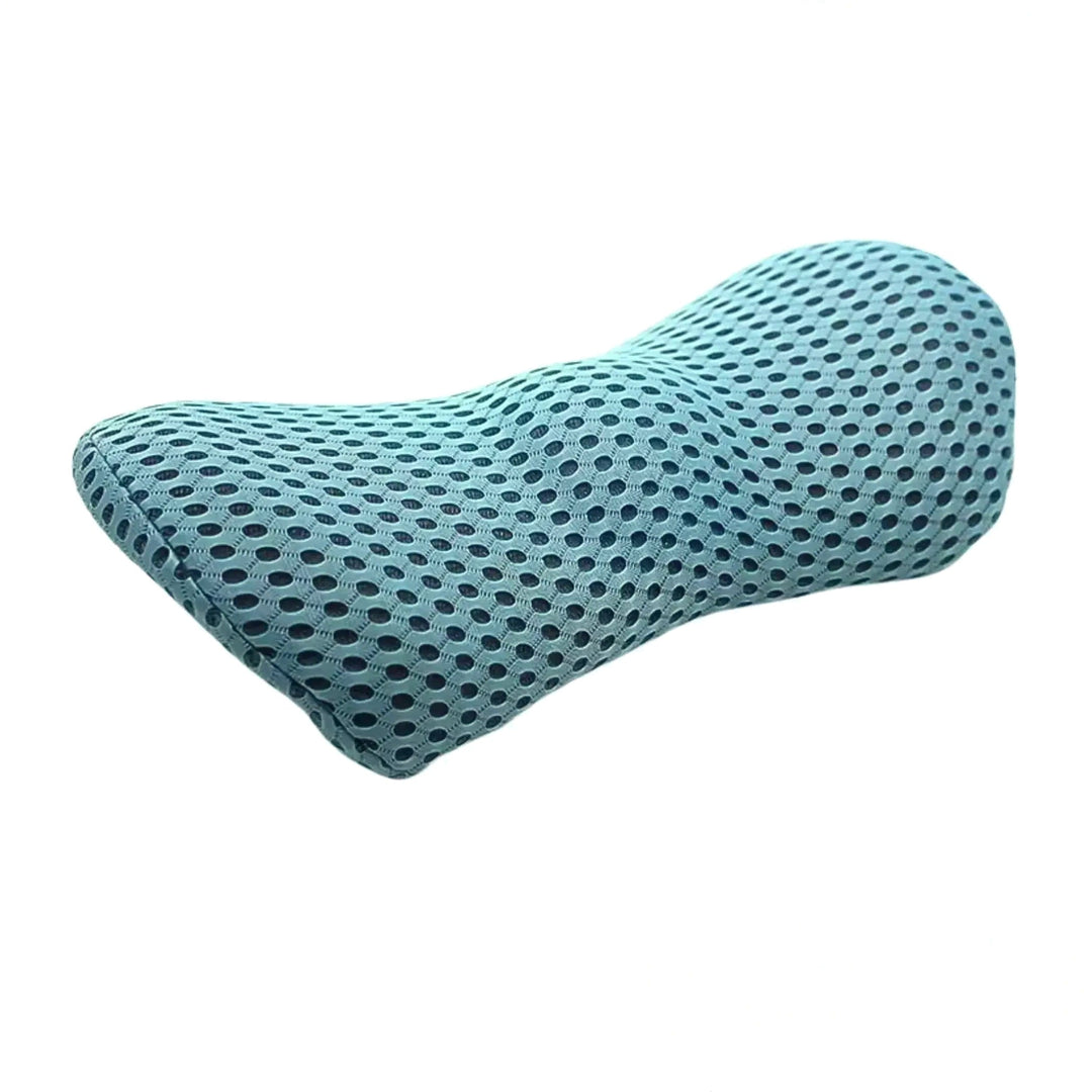Memory Foam Lumbar Support Pillow with Breathable 4D Mesh Cover | Washable Mesh Lumbar Comfort | Lumbar Cushions