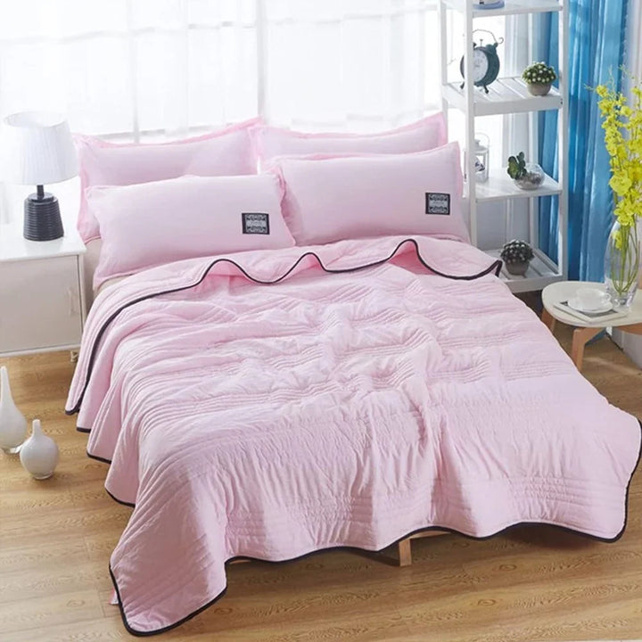 Cool-Touch Breathable Blanket in Dense Weave, Machine Washable | Cool-Touch Weave for Warm Sleepers | Cooling Blankets