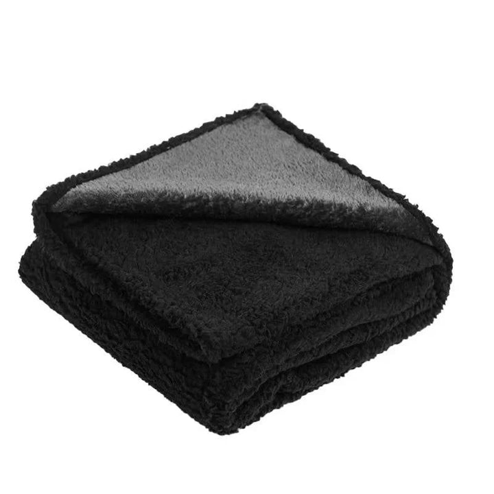 Sherpa Fleece Dog Blanket with Waterproof Backing and Raised Rim | Protect Furniture, Pamper Pets | Pet Blankets