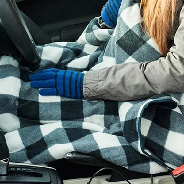 Electric Blanket with Multiple Heat Settings and Detachable Power Cord | Adjustable Heat, Easy Storage | Heated Blankets