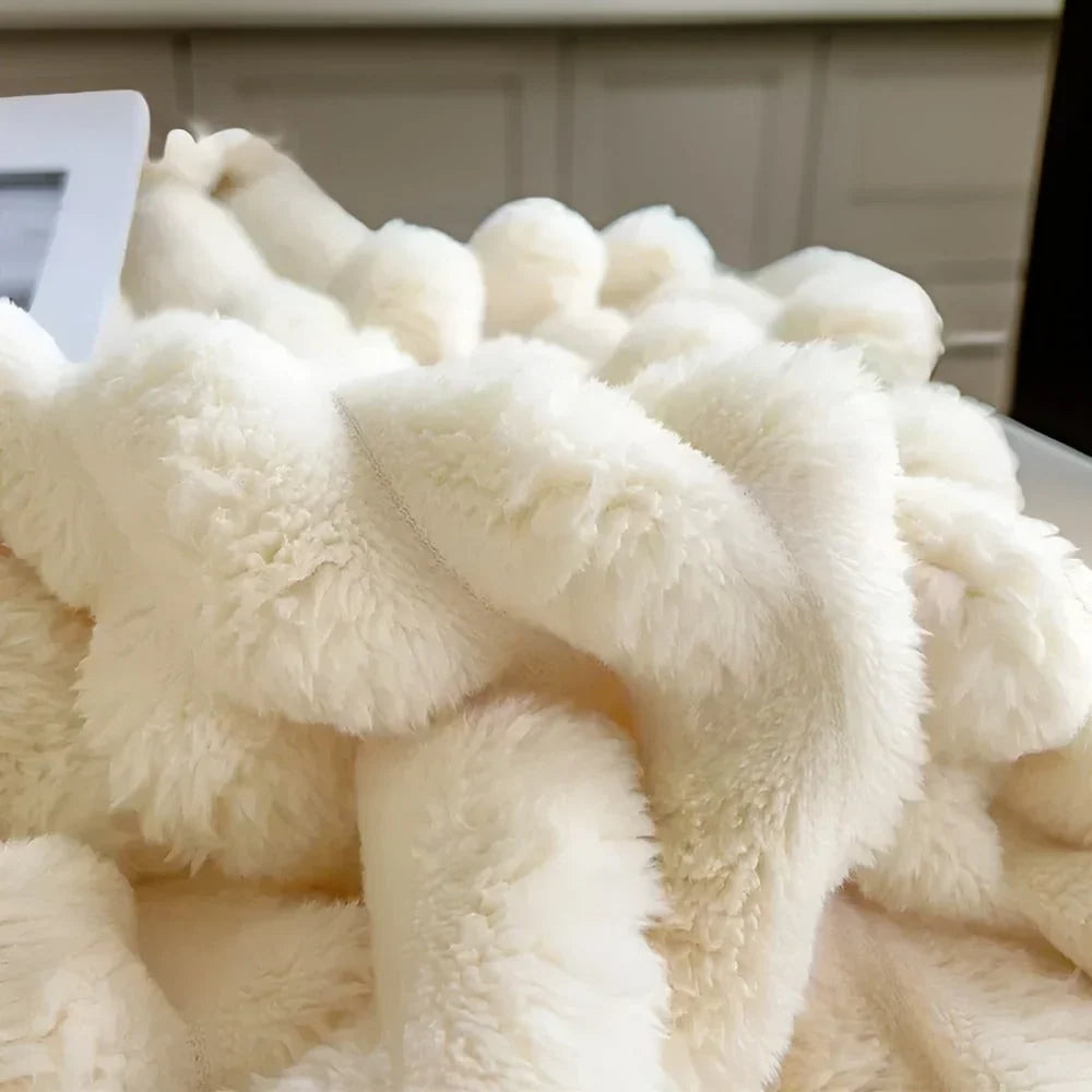 Brushed Double-Sided Fleece Throw Blanket, Anti-Pill and Lightweight | Light, Soft Fleece Warmth | Throw Blankets