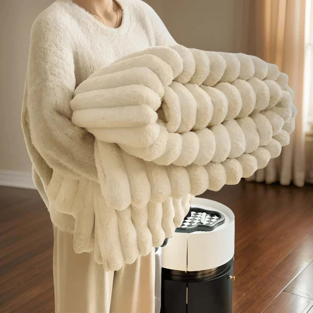 Brushed Double-Sided Fleece Throw Blanket, Anti-Pill and Lightweight | Light, Soft Fleece Warmth | Throw Blankets