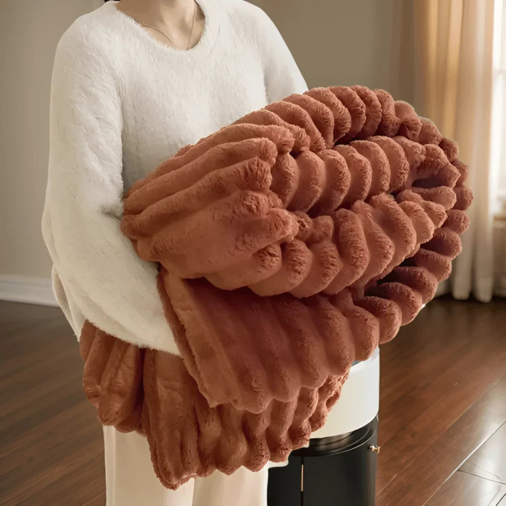 Brushed Double-Sided Fleece Throw Blanket, Anti-Pill and Lightweight | Light, Soft Fleece Warmth | Throw Blankets