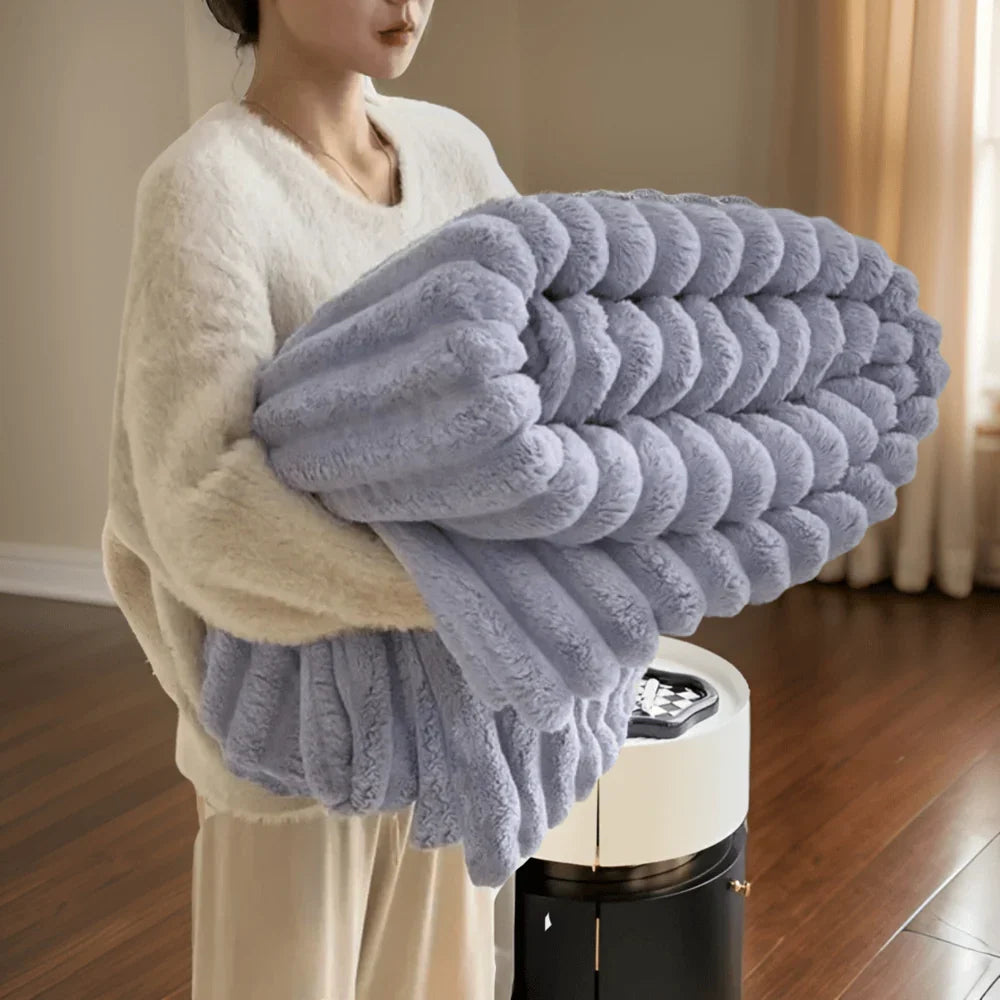 Brushed Double-Sided Fleece Throw Blanket, Anti-Pill and Lightweight | Light, Soft Fleece Warmth | Throw Blankets